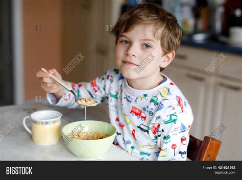 Happy Little Blond Kid Image And Photo Free Trial Bigstock