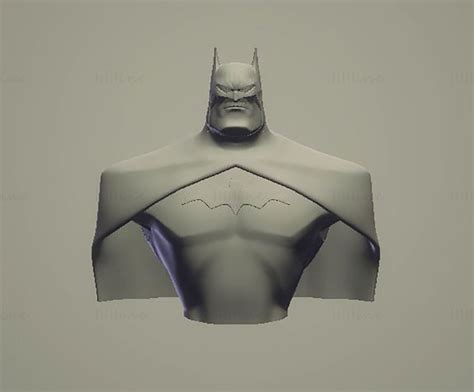 Batman kreslený 3D tiskový model STL