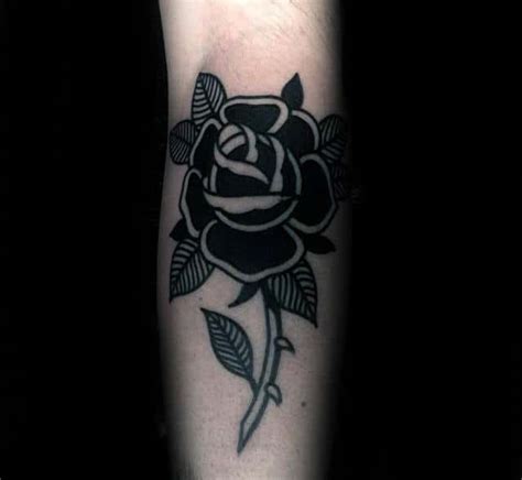 Check spelling or type a new query. 80 Black Rose Tattoo Designs For Men - Dark Ink Ideas