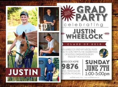 Please accept this as in invitation to discuss this tomorrow morning, as we continue our series wide open. Modern Graduation Card Design for Guys - Maroon & Gray ...