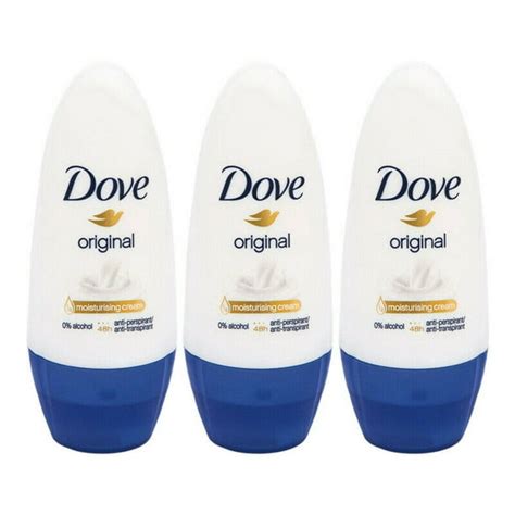 3 Pack Dove Original Roll On Antiperspirant Deodorant 50ml Walmart
