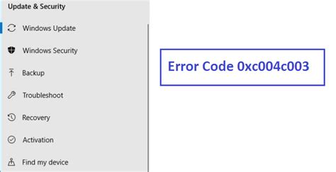 Fix Error Code 0xc004c003 In Windows 10