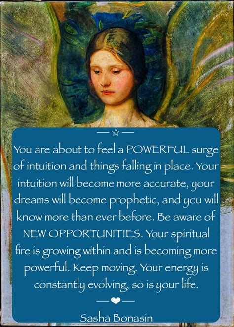 Daily Angel Message By Sasha Bonasin In Universe Quotes
