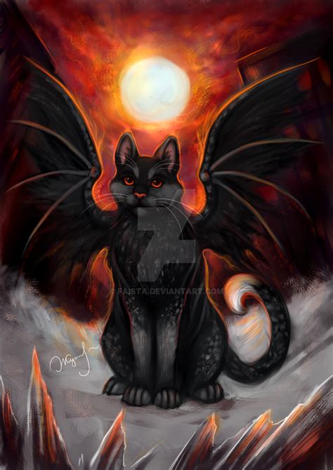 Demon Cat By Faista On Deviantart