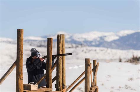 Winter Trap Shooting C Lazy U Ranch