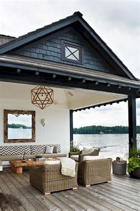 40 Fresh Lake House Living Room Decorating Inspirations Outdoor