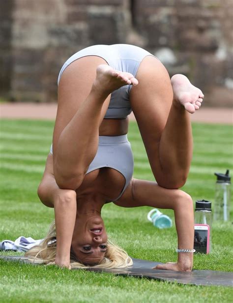 Christine McGuinness Outdoor Yoga Session Taxi Driver Movie