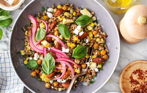 Summer Grain Salad Recipe Love And Lemons