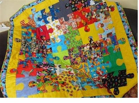 Jigsaw Quilt Pattern Etsy