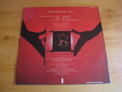 Intergalatic Lps King Crimson Usa 1975 Edition Originale