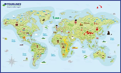 Mapa Mundi Tourlines on Behance | Map, World map, Diagram