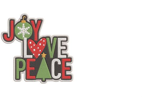 Christmas Joy Love Peace · Creative Fabrica