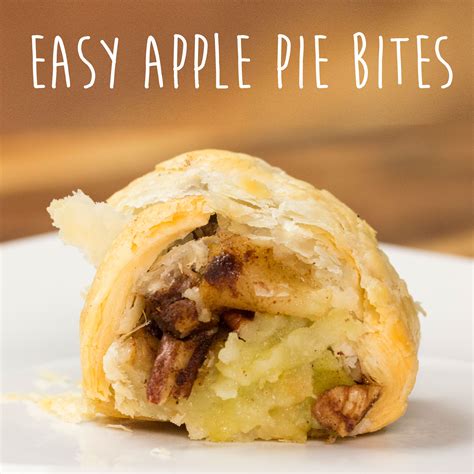 Easy Apple Pie Bites Recipe By Maklano