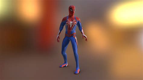 Spider Man Advanced Suit Ps4 Download Free 3d Model By Tinybros