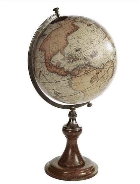 Mercator Globe On Classic Stand Globe Authentic Models Globe Decor
