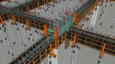 Typical Beamslab And Column Formwork Animation Youtube