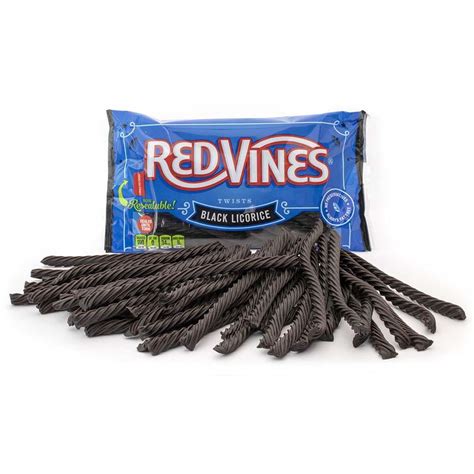 Red Vines Black Licorice Twists 16oz Bag
