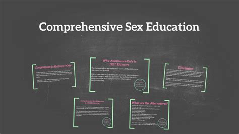comprehensive sex education by chelsee firestone