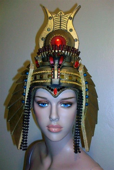 Cleopatra Style Egyptian Headdress Kentucky Derbychristmas Etsy