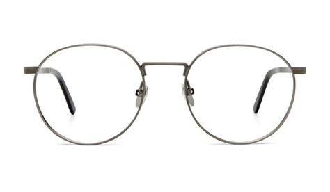 viu eyewear® the voyager titanium glasses for women and men with round modern frame titanium