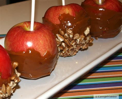 Caramel Toffee Apples Paleo Recipes Cavegirl Cuisine