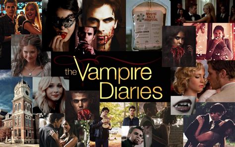 Vampire Diaries Aesthetic Macbook Wallpaper Collage Papel De Parede Do Notebook The Vampire