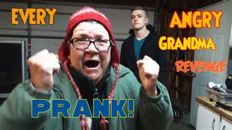 every angry grandma prank on jake compilation 2022 youtube