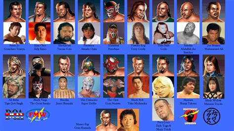 Wcw V Nwo World Tour Other Leagues Wrestlers And Their Real Life