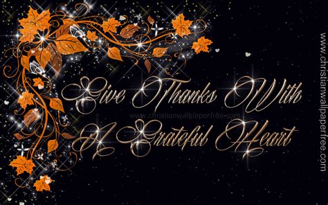 Give Thanks With A Grateful Heart Christian Wallpaper Free