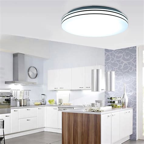 One of the best ways to keep your kitchen bright is to purchase the best led lights for kitchen ceiling. 24W LED Ceiling Down Light Round Flush Mount Lamp Kitchen ...