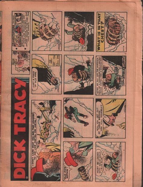 Amarillo Sunday News Globe Comics March 5 1972 Blondie Dick Tracy 020320ame Ebay