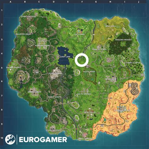 Epic games ha cambiado el nombre de polvorín polvoriento por socavon soterrada una clara indignacion. Fortnite - Dónde está el mapa del tesoro de Socavón ...