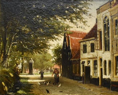 Johannes Jacobus Mittertreiner 1851 1890 Een Dorpsweg Catawiki
