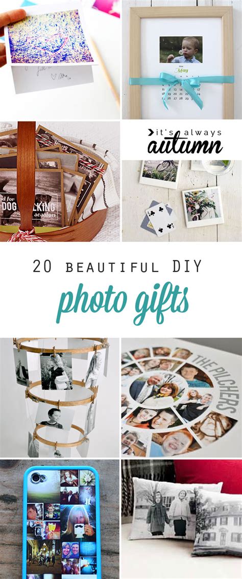 Today is mother's day whoo hoo! 20 fantastic DIY photo gifts perfect for mother's day or ...