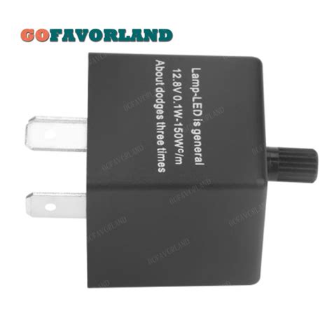 Adjustable Frequency Car Led Light Lamp 3 Pin Flasher Relay Cf13 Jl 02