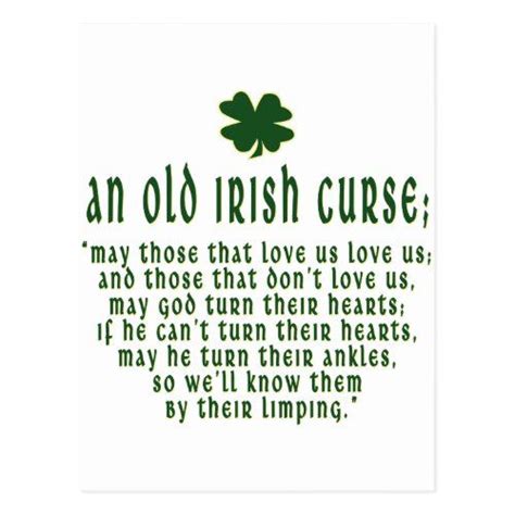 An Old Irish Curse Postcard Happy Fathers Day Pictures Happy Fathers