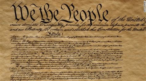 Us Constitution Fast Facts Cnn