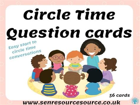 Circle Time Question Cards Teaching Resources
