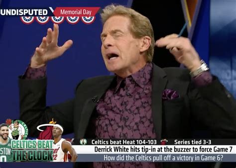 Skip Bayless Wife Isn T Speaking To Him Over Heat Celtics Fit