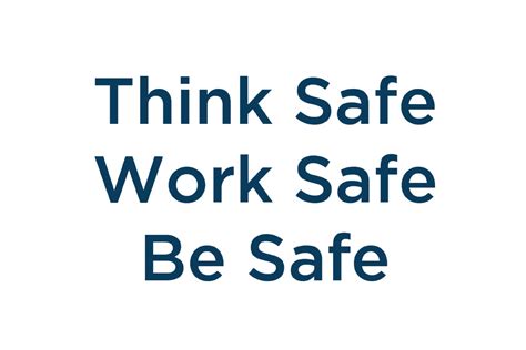 Eps And Construction Safety Week 2019 Think Safe Work Safe Be Safe