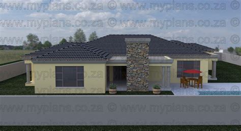 All the house plans available on the inhouseplans.com website have been designed by qualified architects who are registered with the south african council for the architectural profession with many years of experience in the house. 3 Bedroom House Plan MLB-069S | House plans south africa ...
