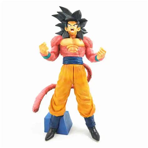 34cm Dragon Ball Gt Super Saiyan 4 Son Goku Collection Figure Pvc