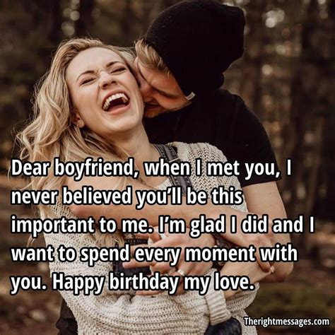 Thinking about you gives me a bad case of the butterflies. 30 Romantic Birthday Wishes For Boyfriend | The Right Messages