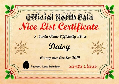 More than 800,000 products make your work easier. Personalised Christmas Santa Nice or Naughty List ...