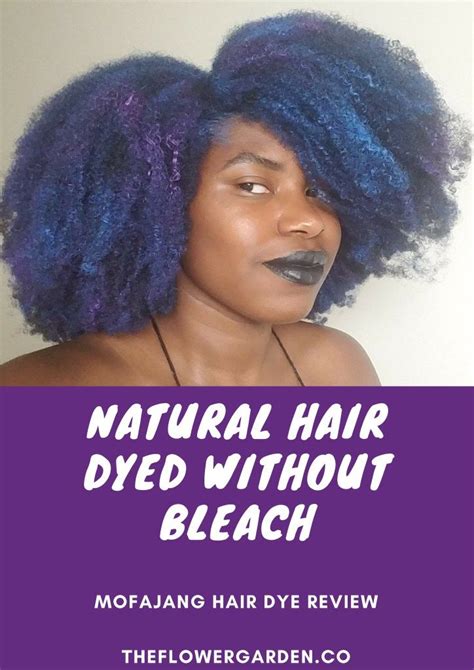 Achieving 'midnight blue' hair without bleach!!✨. Natural Hair dyed Blue without bleach! - The Flower Garden ...