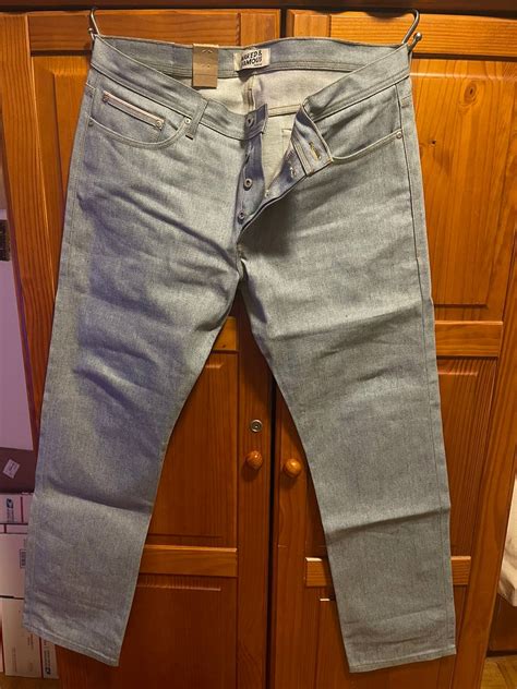 Naked Famous Recycled Selvedge Weird Guy 40 Grailed