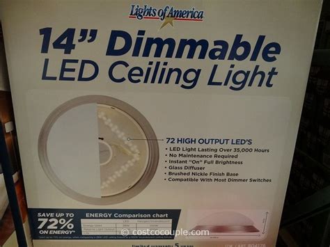 Compatible with all standard dimmer switches; Led Ceiling Light: January 2017