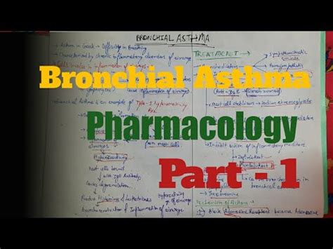 Bronchial Asthma Part 1 Pharmacology YouTube