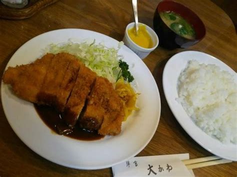 茨城県土浦市大かわとんかつのカツ用法 7 土浦市のサービスし過ぎな 美味しい洋食屋さんです 大食いグルメなランチ