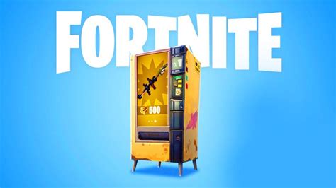 Searching a chest, a vending machine, and a campfire in a single match is one of the challenges of week 7 of fortnite battle royale's season 9. Fortnite Vending Machine Update | Fortnite Galaxy Skin Uk